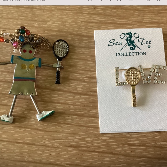 Tennis Pins - Picture 1 of 3